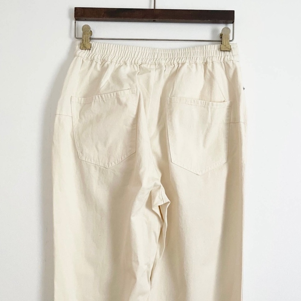 VICI Rhode Island High Waisted Jogger Pants Cream Small S - Picture 3 of 8